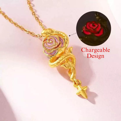 Enchanted Rose Necklace