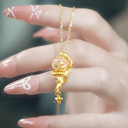 Enchanted Rose Necklace