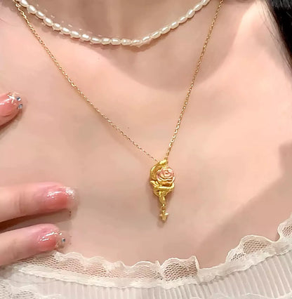 Enchanted Rose Necklace