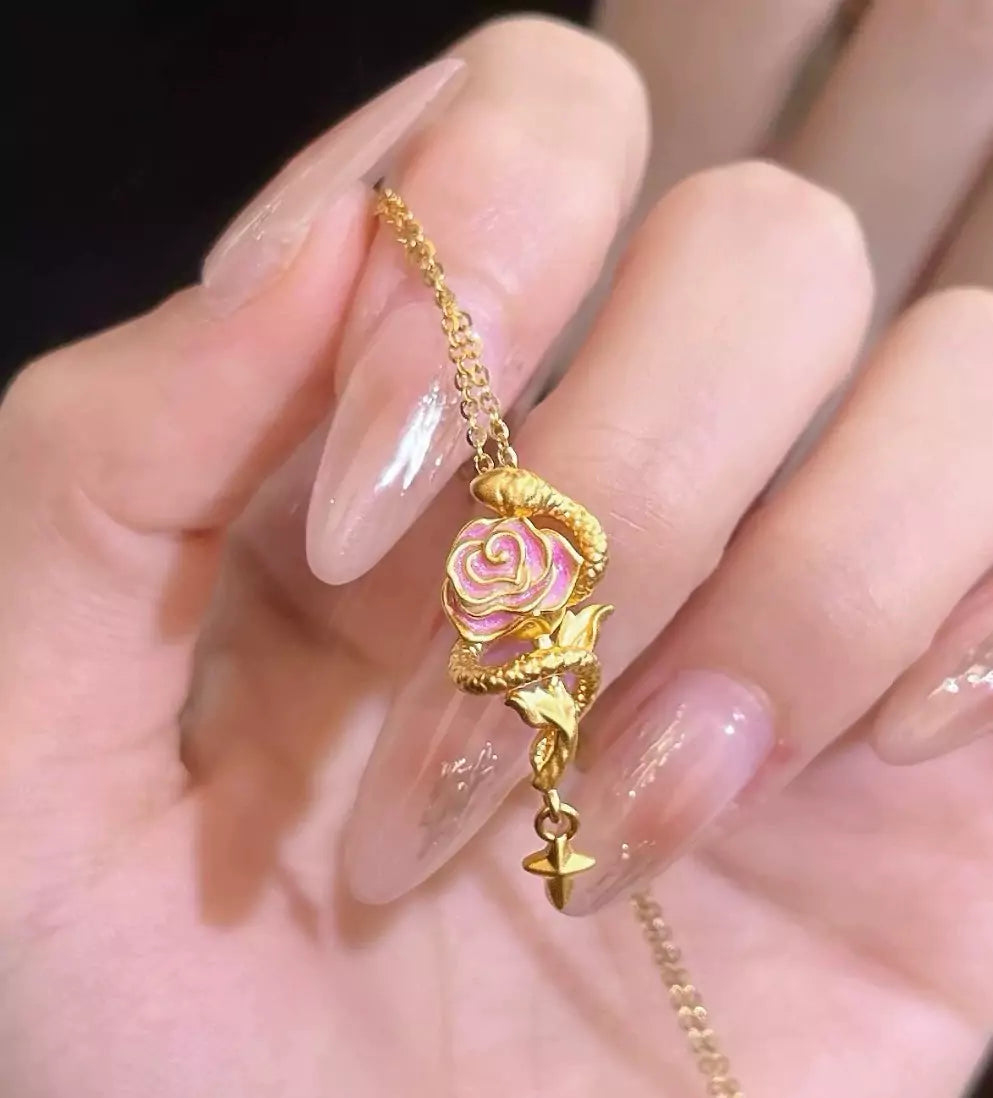 Enchanted Rose Necklace