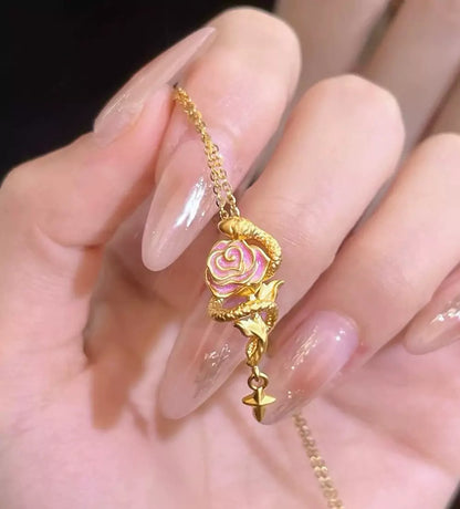 Enchanted Rose Necklace
