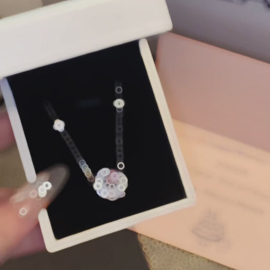 Glimmerrs Sparkling Moon Necklace